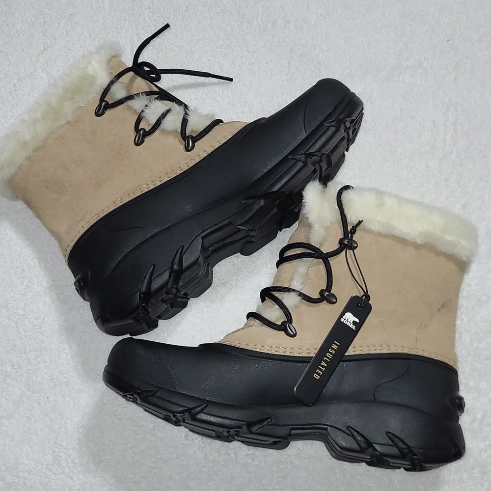Sorel Snow Angel Lace-Up Waterproof Boots Size 8 and 7 - Picture 4 of 9